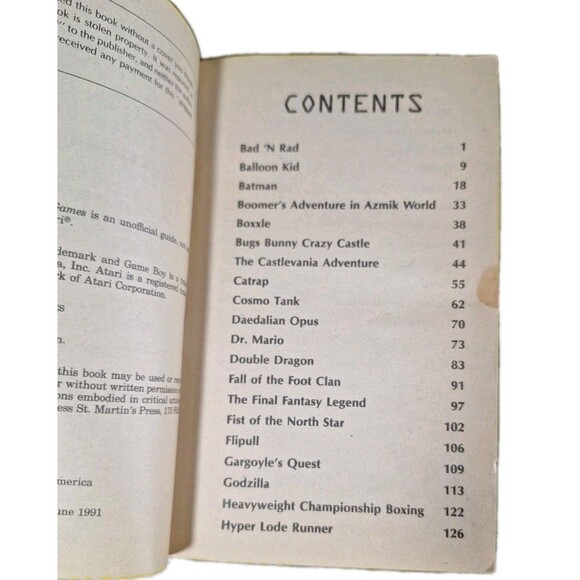 How to Win at Game Boy Games by Jeff Rovin 1991 PB  [463] - Picture 6 of 7